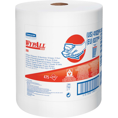 X80 Disposable Cloths, Heavy-Duty, 12-1/2" L x 13-2/5" W Equipex