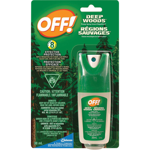 Insectifuge Off! R&eacute;gions sauvages, DEET &agrave; 25 %, Vaporisateur, 30 ml Equipex