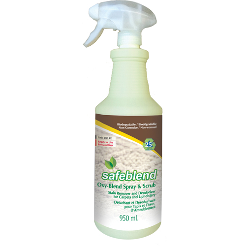 D&eacute;tachant & d&eacute;sodorisant pour les tapis et meubles rembourr&eacute;s, 950 ml, Bouteille &agrave; g&acirc;chette Equipex