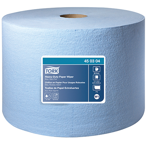Chiffons jumbo en rouleau, Tout usage, 12" lo x 12" la Equipex