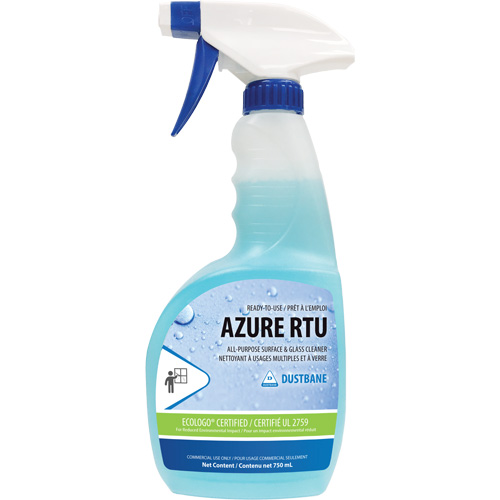 Azure Window & Glass Cleaner, 750 ml, Trigger Bottle Equipex