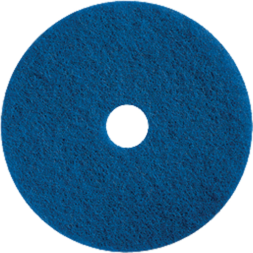 Floor Maintenance Pads, 15", Cleaning/Scrubbing, Blue Equipex