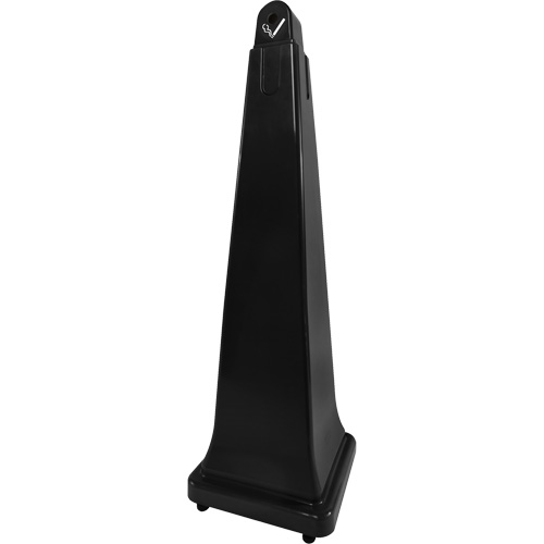 Groundskeeper Smoking Station, Free-Standing, Metal, 1 US gal. Capacity, 39-3/4" Height Equipex