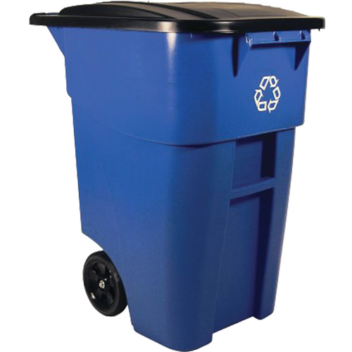 Contenant roulant BRUTE, De bureau, Plastique, 50 gal. US Equipex