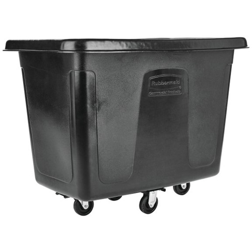 Bulk Cube Truck, Polyethylene, 42-13/16" L x 28" W x 33" H, 12 cu.ft. Volume, 400 lbs. Capacity Equipex