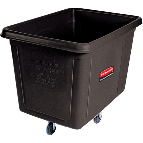 Bulk Cube Truck, Polyethylene, 48" L x 34-1/16" W x 36-1/2" H, 20 cu.ft. Volume, 600 lbs. Capacity Equipex