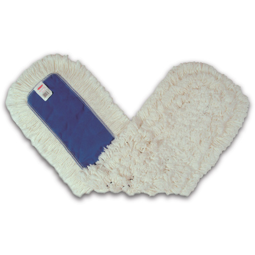 Kut-A-Way Dust Mop, Slip On Style, Cotton/Polyester, 36" L x 5" W Equipex