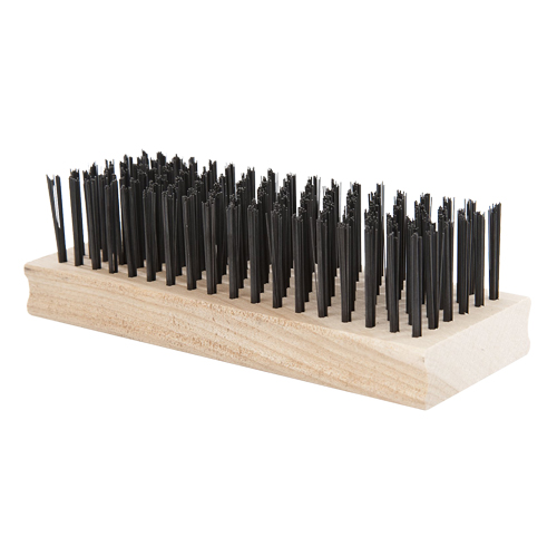 Brosse, Acier, 18 x 6 rangs de fils, Longueur 6" Equipex