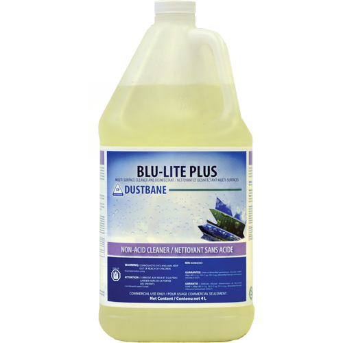 Blu-Lite Plus Multi-Surface Cleaner and Disinfectant, 4 L, Jug Equipex
