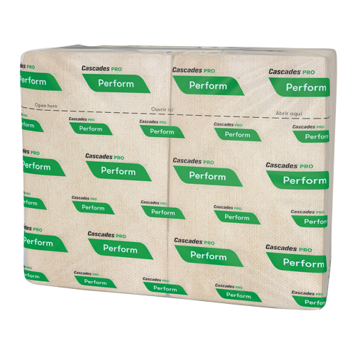 Serviettes enchev&ecirc;tr&eacute;es Pro Perform, 1 pli, 4,25" x 6,5" Equipex
