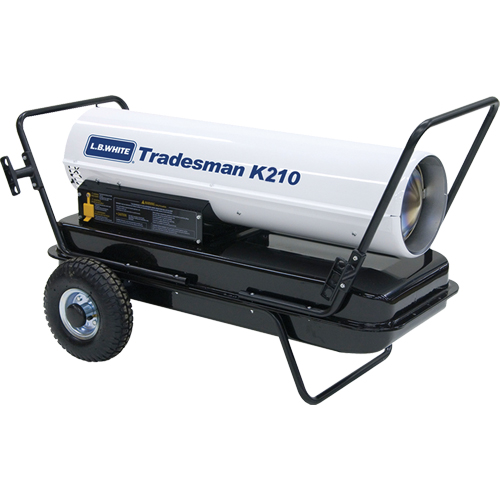 Tradesman&reg; Forced Air Heater, Fan, Kerosene, 210,000 BTU/H Equipex
