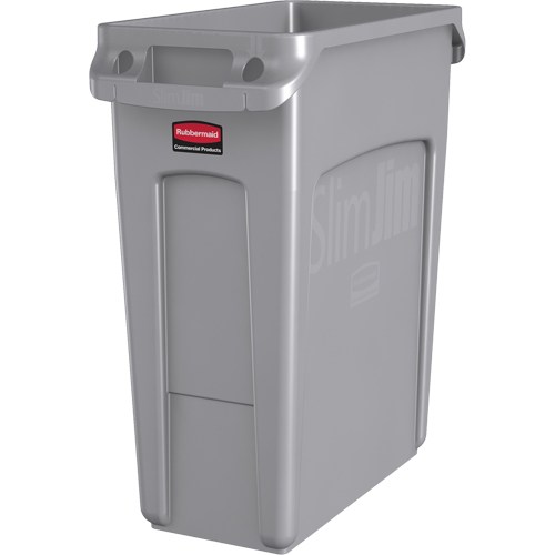 Slim Jim&reg; Vented Containers, Deskside, Polyethylene, 16 US gal. Equipex