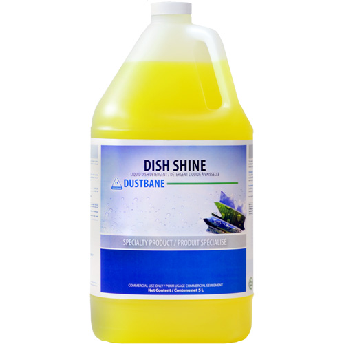 Dish Shine Detergent, Liquid, 5 L, Lemon Equipex