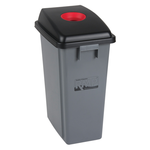 Recycling & Garbage Bin, Plastic, 16 US gal. Equipex