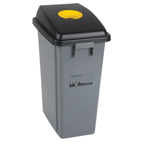 Recycling & Garbage Bin, Plastic, 16 US gal. Equipex