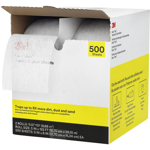 &eacute;poussi&eacute;reur Easy Trap, Microfibre, Blanc Equipex