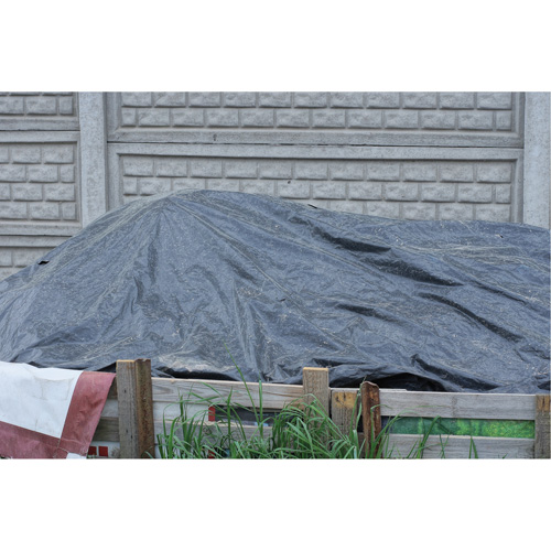 Tarp, Light Industrial Duty, Black, 6' x 8' x 8 mils Equipex