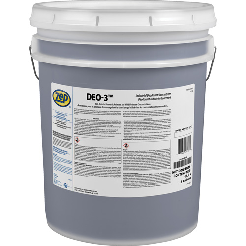 D&eacute;sodorisant industriel Deo-3, 5 gal., Seau Equipex