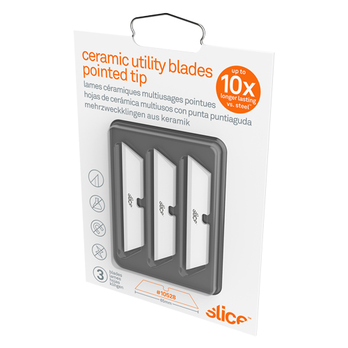 Slice Lames &agrave; bout pointu en c&eacute;ramique pour couteau utilitaire, Style Simple Equipex