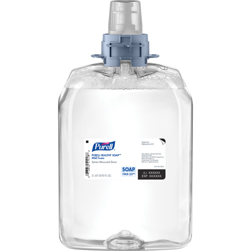 Healthy Soap FMX-20 Mild Handwash, Foam, 2 L, Unscented Equipex
