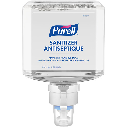 ES8 Advanced Foam Hand Sanitizer, 1200 ml, Cartridge Refill, 70% Alcohol Equipex