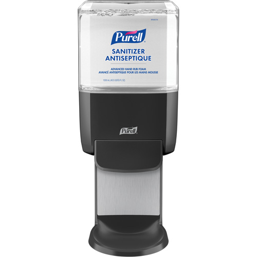 Distributeur de d&eacute;sinfectant pour les mains ES4, &agrave; pression, Cap. 1200 ml Equipex