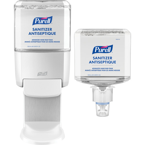 Ensemble de savon moussant pour les mains Advanced, 1200 ml, Cartouche de recharge, 70 % alcool Equipex
