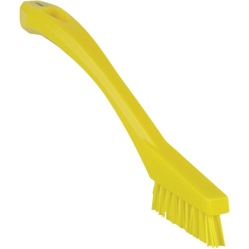 Brosse &agrave; recoins, Soies Ferme, Longueur de 8", Jaune Equipex