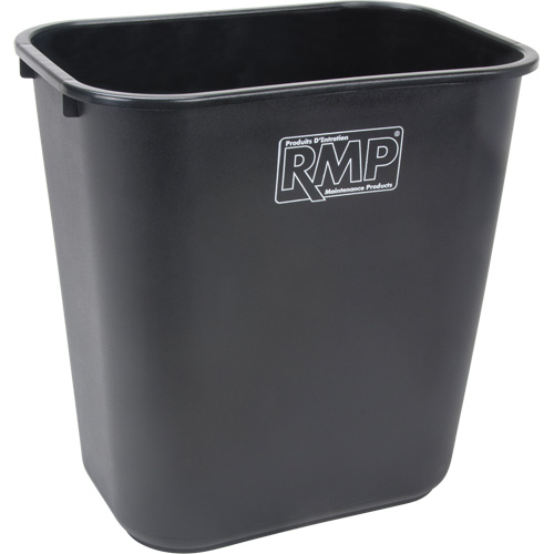 Corbeille &agrave; d&eacute;chets pour le bureau, 28 pintes, Poly&eacute;thyl&egrave;ne Equipex