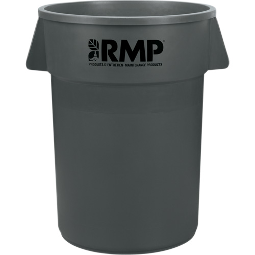 Garbage Bin, Polyethylene, 44 US gal. Equipex