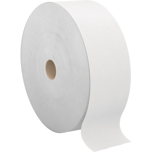 Pro Perform Toilet Paper, Jumbo Roll, 2 Ply, 1250' Length, White Equipex