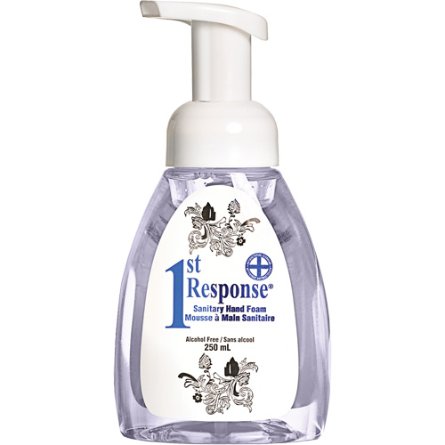 Mousse nettoyante pour les mains 1st Response, Liquide, 250 ml, Bouteille &agrave; pompe, Sans parfum Equipex