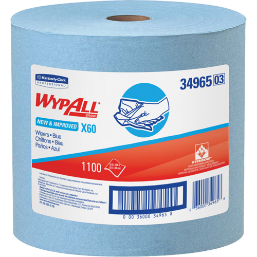 X60 Wipers, All-Purpose, 13-1/2" L x 12-1/2" W Equipex