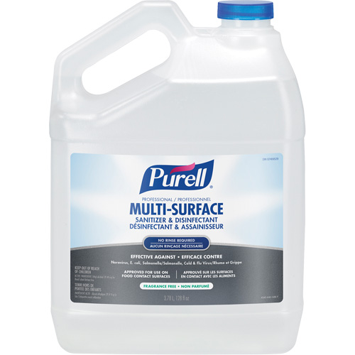 Produit d&eacute;sinfectant professionnel pour toutes surfaces, 3,78 L, Cruche Equipex