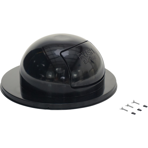 Drum Waste Disposal Top, Dome Lid, Metal, Fits Container Size: 23-1/2" Dia. Equipex