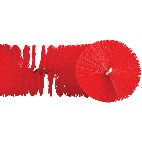 Hooked Brush, Medium/Stiff Bristles, 15-1/2" Long, Red Equipex