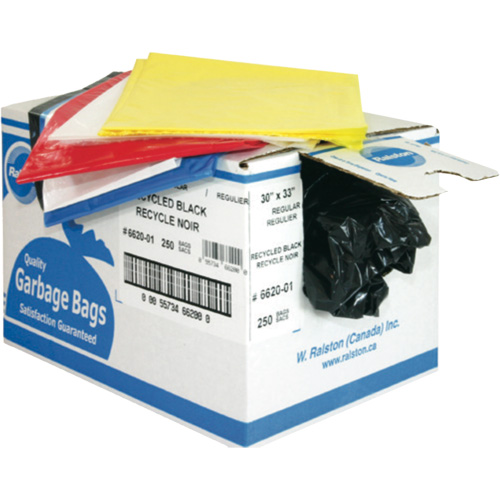 Sacs &agrave; d&eacute;chets industriels, 3T-Fort, 35" la x 50" lo, 2,7 mils, Orange Equipex