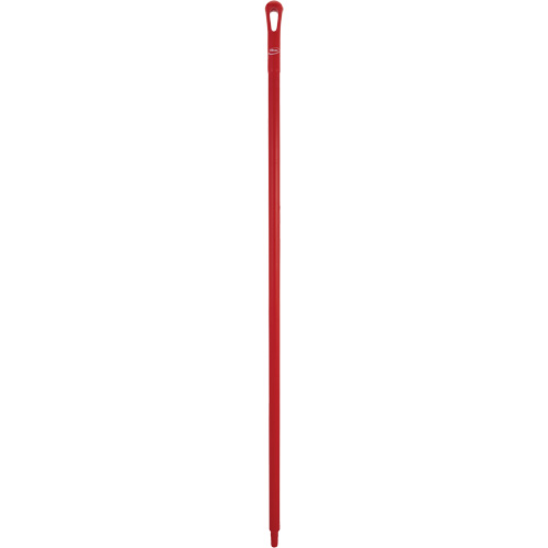 Manche ultra hygi&eacute;nique, Balai/Grattoir/Raclette, Rouge, Ergonomique, 59" lo Equipex