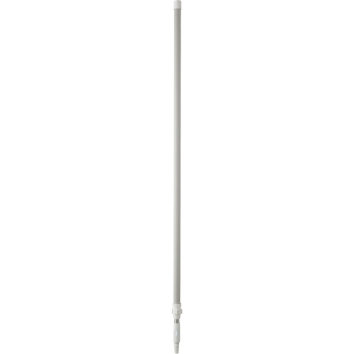 Handle, Broom/Scraper/Squeegee, White, Telescopic, 62" - 113" L Equipex