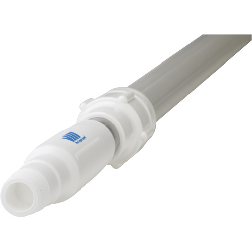 Handle, Broom/Scraper/Squeegee, White, Telescopic, 62" - 113" L Equipex