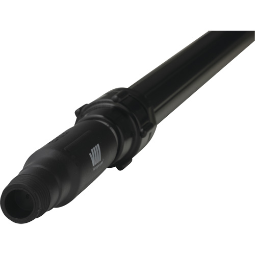 Manche de brosse pour plateforme, Brosse/Support &agrave; tampon, Noir, T&eacute;lescopique, 62"-113" lo Equipex