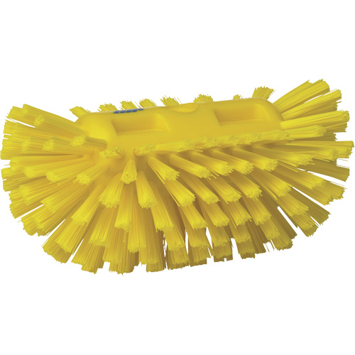 Tank Brush, Stiff Bristles, 8-1/4" Long, Yellow Equipex