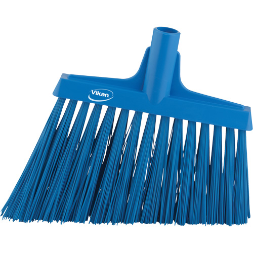 T&ecirc;te de balai oblique, Crins Extra-ferme, 12", Polyester, Bleu Equipex