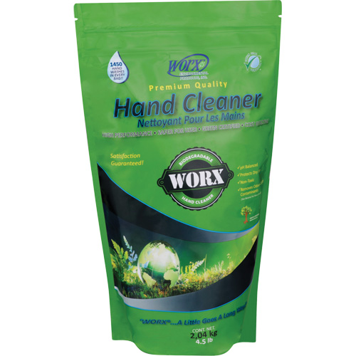 Nettoyant pour les mains biod&eacute;gradable, Poudre, 4,5 lb, Pochette, Sans parfum Equipex