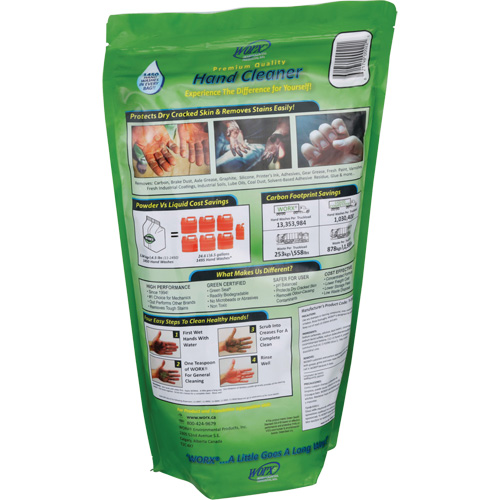Nettoyant pour les mains biod&eacute;gradable, Poudre, 4,5 lb, Pochette, Sans parfum Equipex