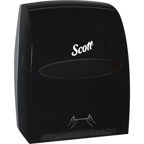 Scott&reg; Essential Hand Towel Roll Dispenser, Manual/No-Touch, 12.63" W x 10.2" D x 16.13" H Equipex