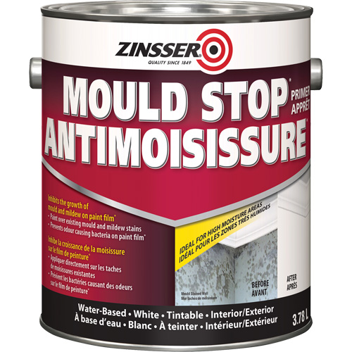 Mold Stop Primer, 3.78 L, Gallon, White Equipex