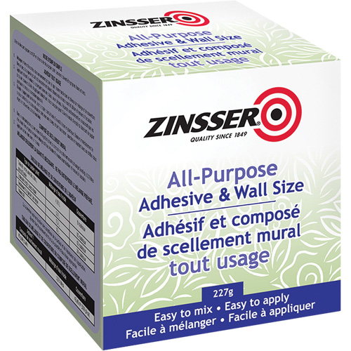 All-Purpose Adhesive and Wall Size, 227 g, Kit, Clear Equipex