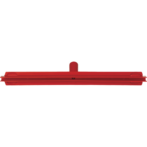 Raclette hygi&eacute;nique &agrave; lame double Ultra, 20", Rouge Equipex