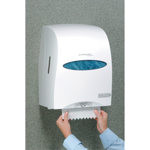 Sanitouch Hard Roll Towel Dispenser, Manual/No-Touch, 12.63" W x 10.2" D x 16.13" H Equipex